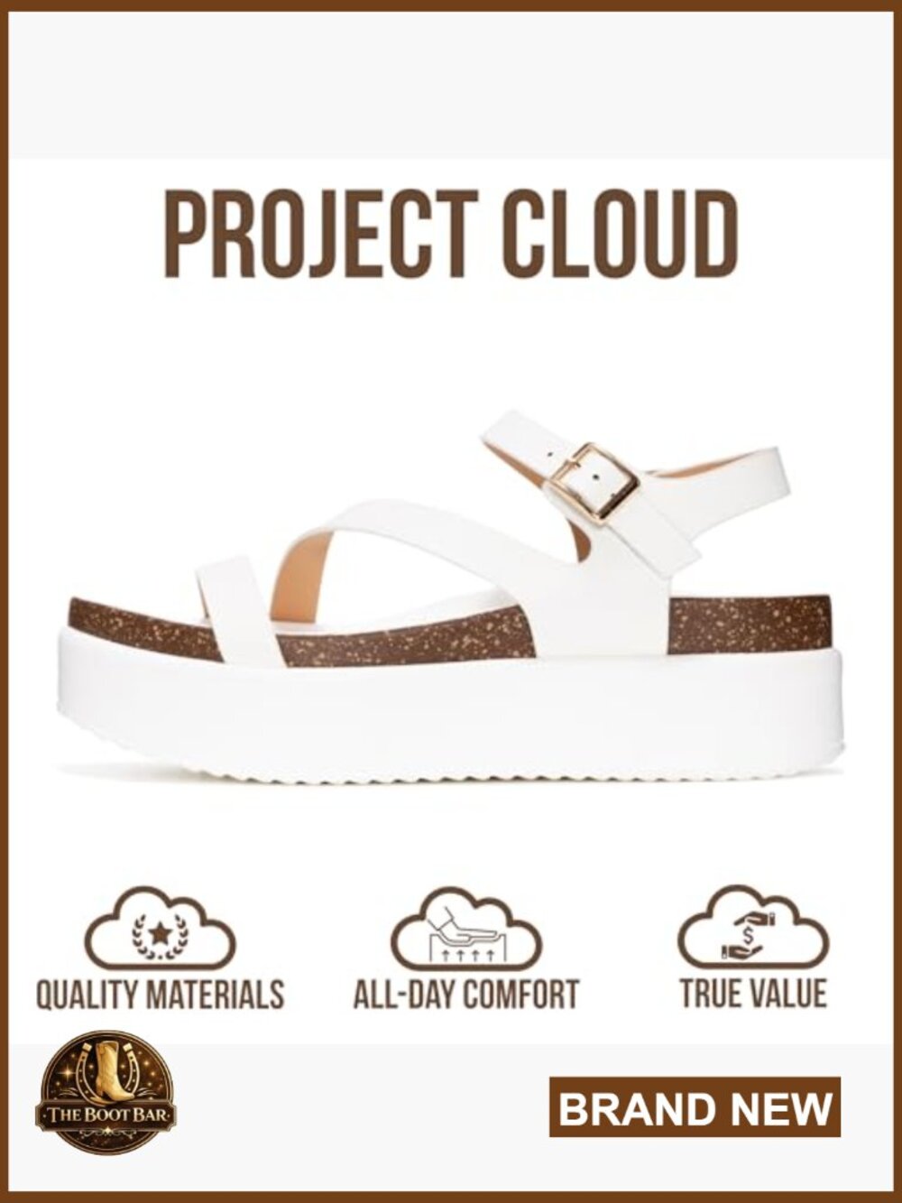Wedge Platform Sandals with Adjustable Straps, Plush Soft Insole - Picture 3 of 6
